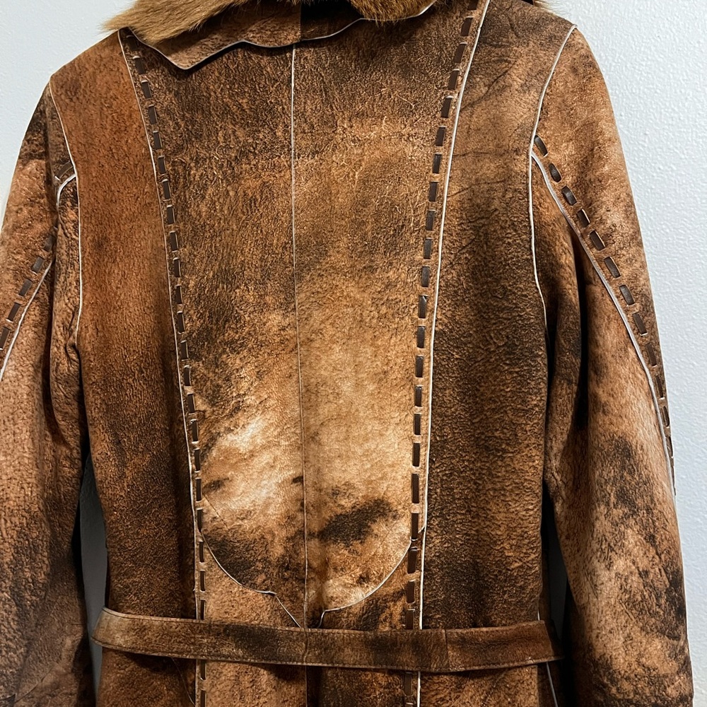 Penny Lane Rodeo-Ready Vintage Levinson
Leather Coat - NFR Statement Piece - Picture 7 of 15